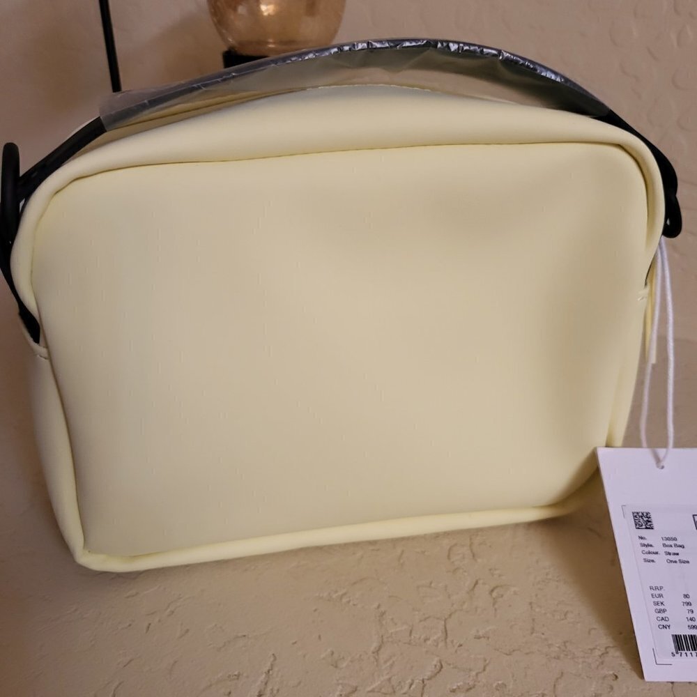 Rains Box Bag Color Straw Crossbody shoulder bag NWT - Picture 6 of 14